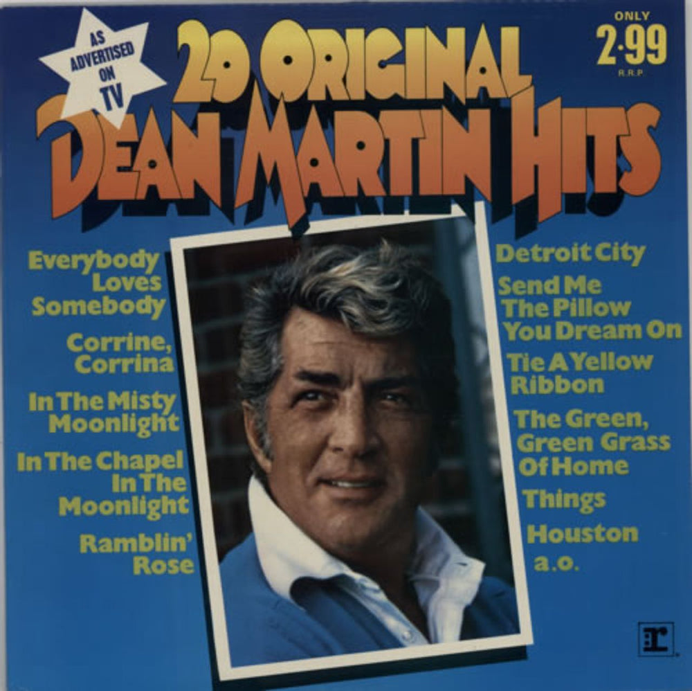 Dean Martin 20 Original Dean Martin Hits UK vinyl LP album (LP record) K54066