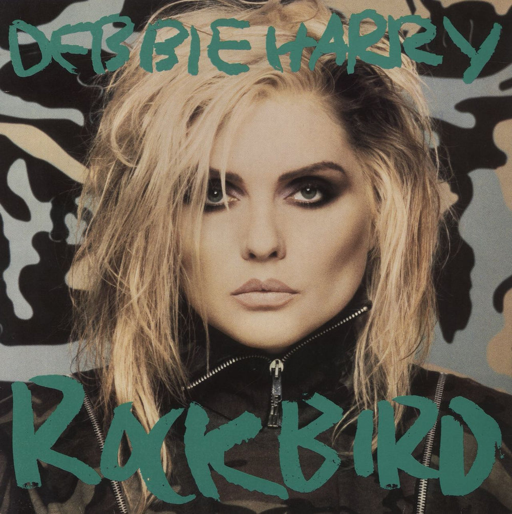 Debbie Harry Rockbird - Green Titles UK vinyl LP album (LP record) CHR1540