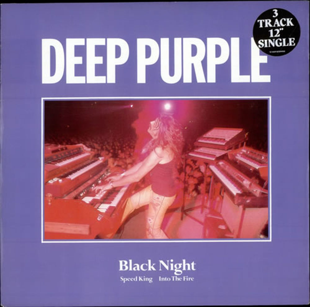 Deep Purple Black Night UK 12" vinyl single (12 inch record / Maxi-single) 12HAR5233