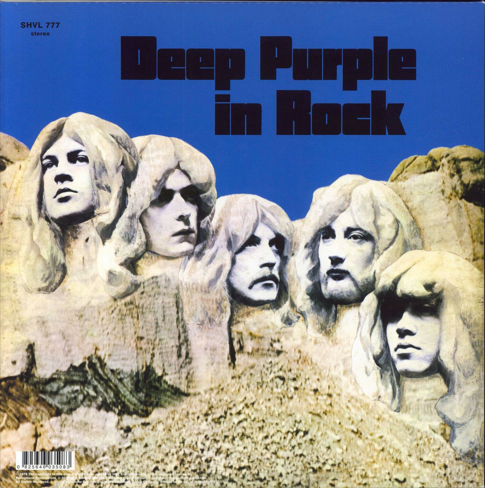 Deep Purple In Rock - 180gm Marbled Vinyl UK vinyl LP album (LP record) 825646035083