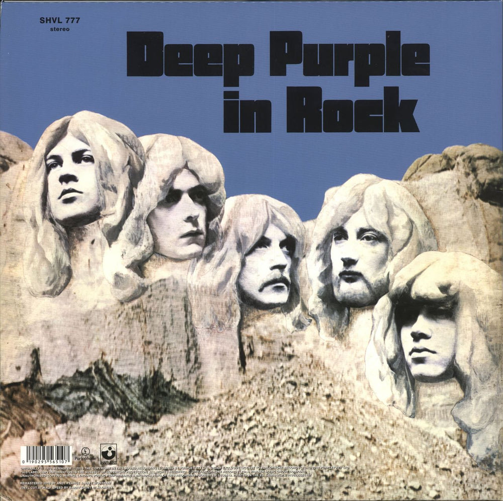 Deep Purple In Rock - 180gm - Purple Vinyl UK vinyl LP album (LP record) 190295565107