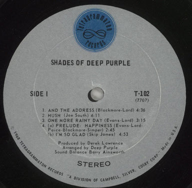 Deep Purple Shades Of Deep Purple - 1st US vinyl LP album (LP record) DEELPSH879128
