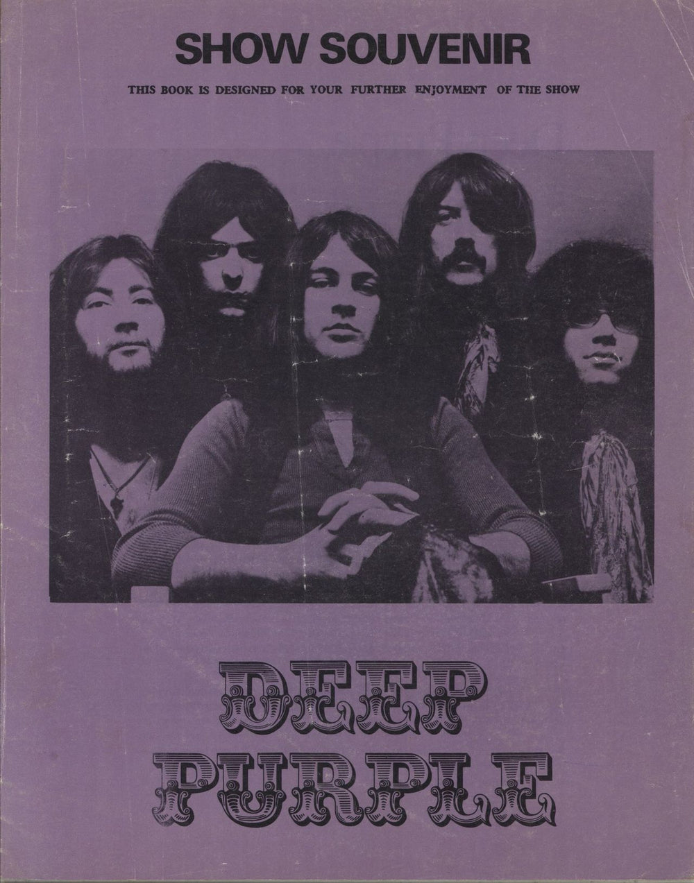 Deep Purple Show Souvenir - VG UK tour programme PROGRAMME