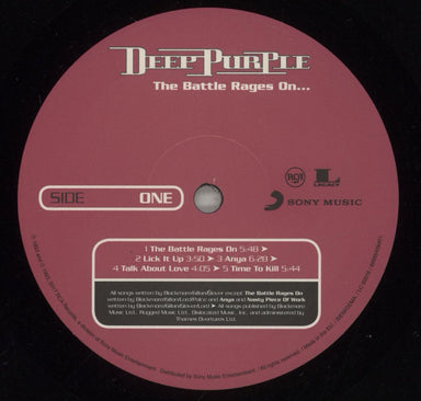 Deep Purple The Battle Rages On - 180gm UK Vinyl LP — RareVinyl.com