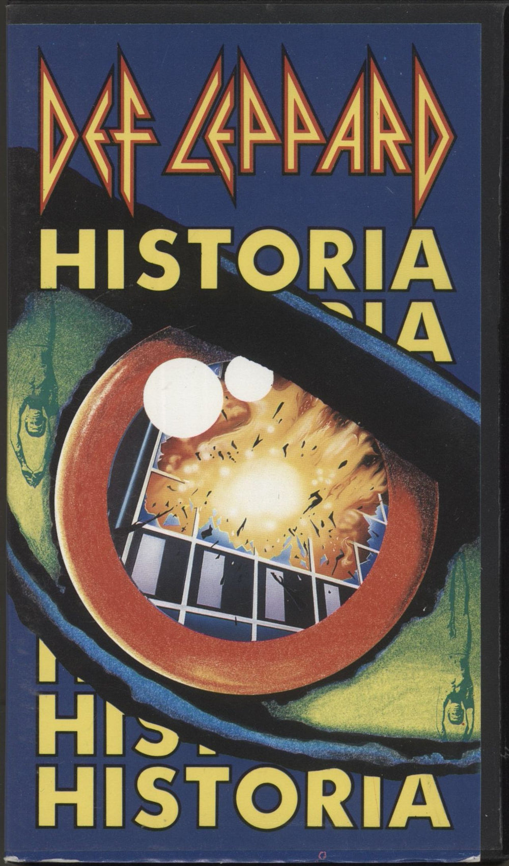 Def Leppard Historia UK video (VHS or PAL or NTSC) CFV07892