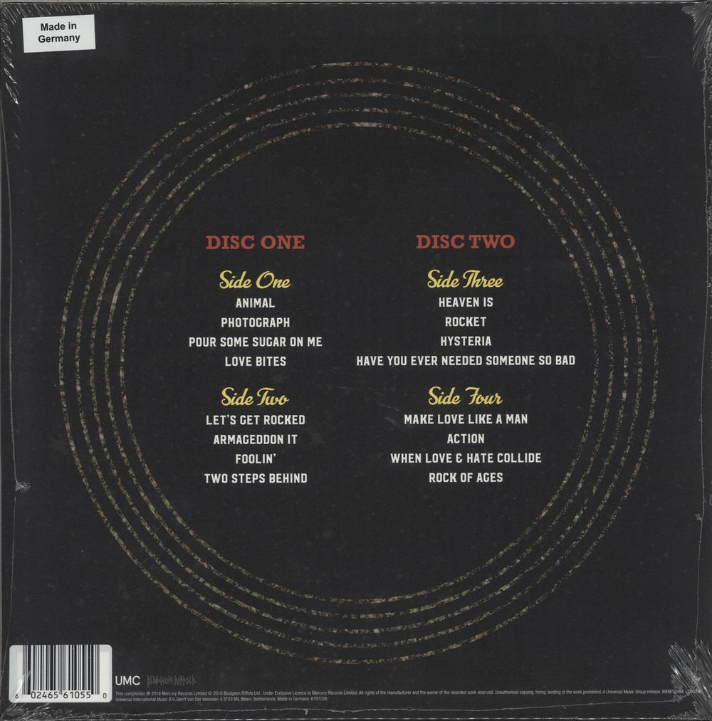 Def Leppard The Story So Far: The Best Of - Magenta Vinyl - Sealed UK 2-LP vinyl record set (Double LP Album) 602567910367