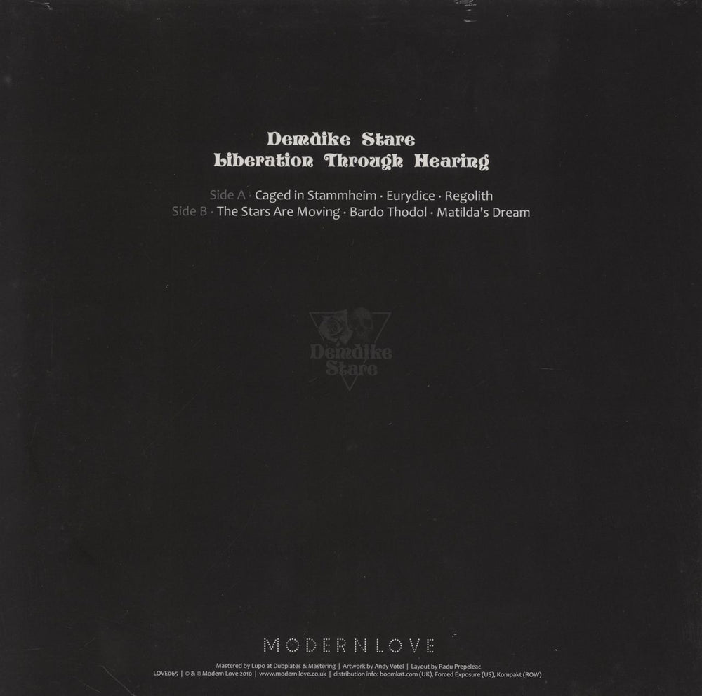 Demdike Stare  Liberation Through Hearing - Sealed UK vinyl LP album (LP record)