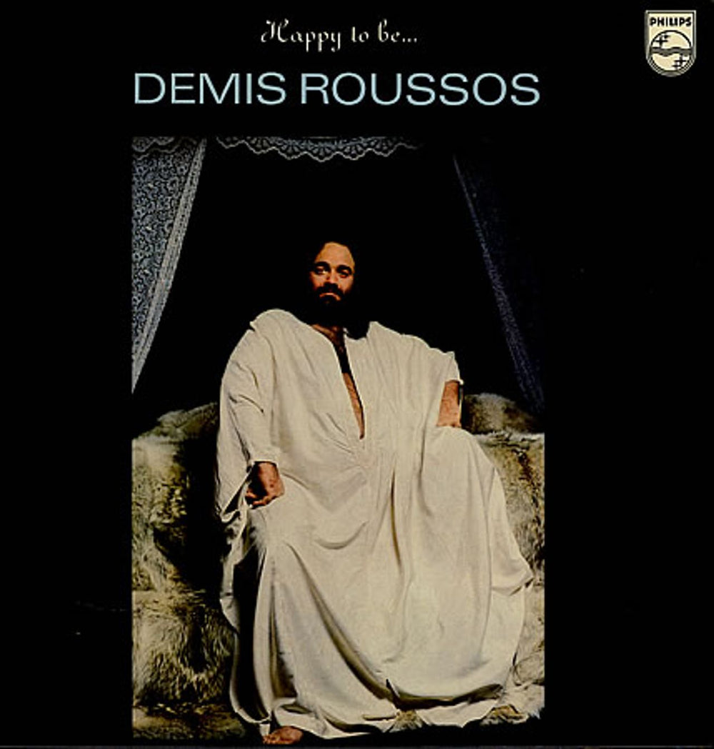 Demis Roussos Happy To Be... UK vinyl LP album (LP record) 9101027