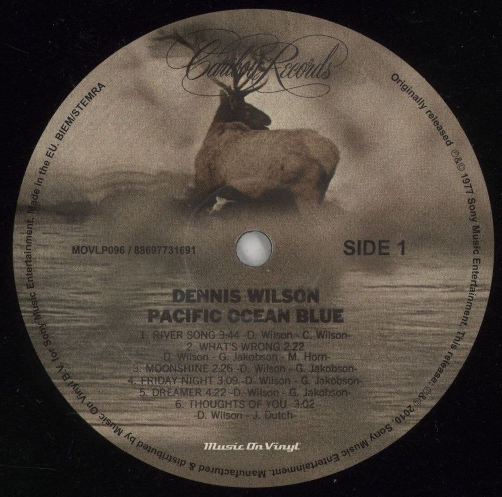 Dennis Wilson Pacific Ocean Blue - 180gram UK vinyl LP album (LP record) DWLLPPA869864