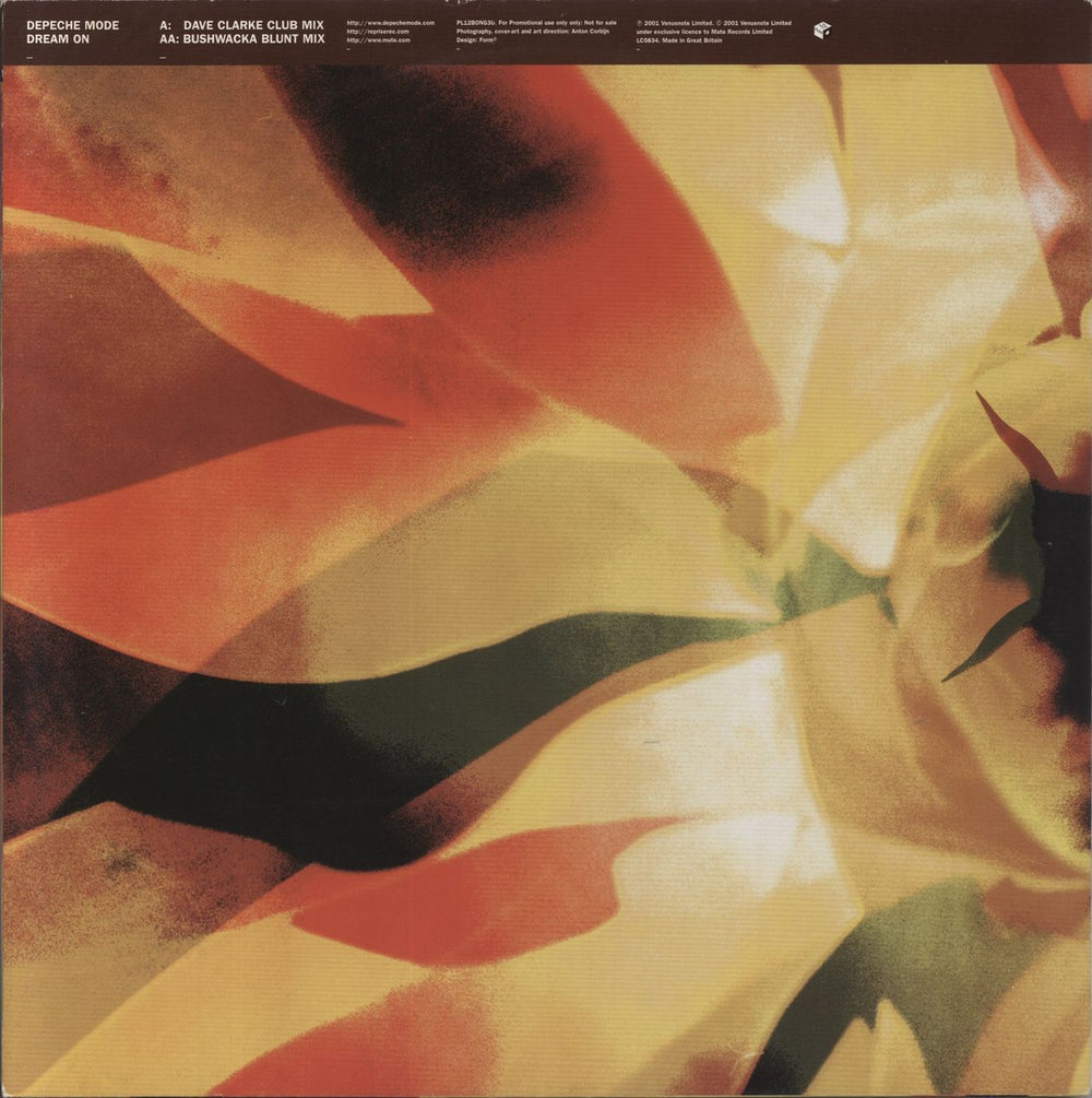 Depeche Mode Dream On UK Promo 12" vinyl single (12 inch record / Maxi-single)