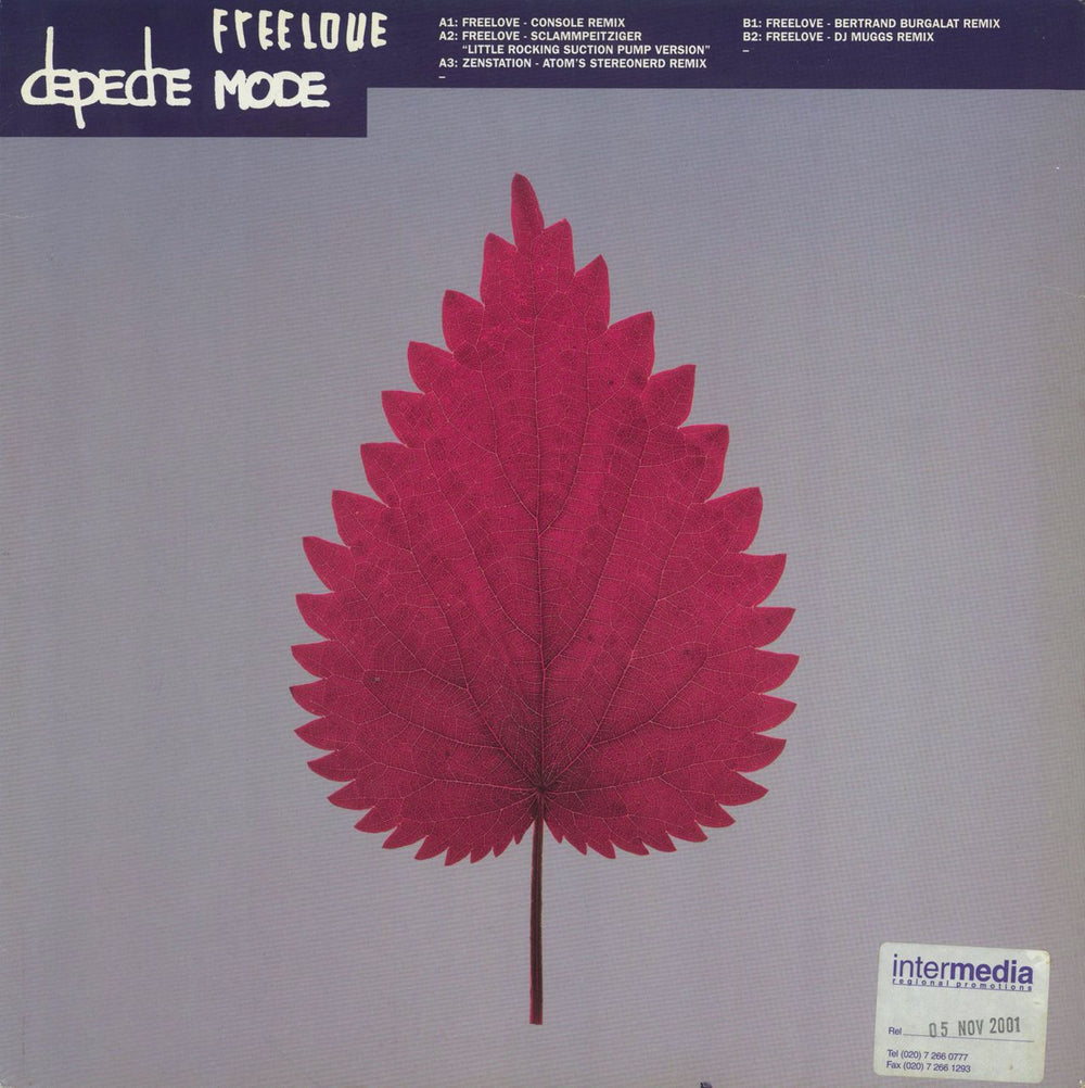 Depeche Mode Freelove UK Promo 12" vinyl single (12 inch record / Maxi-single) P12BONG32