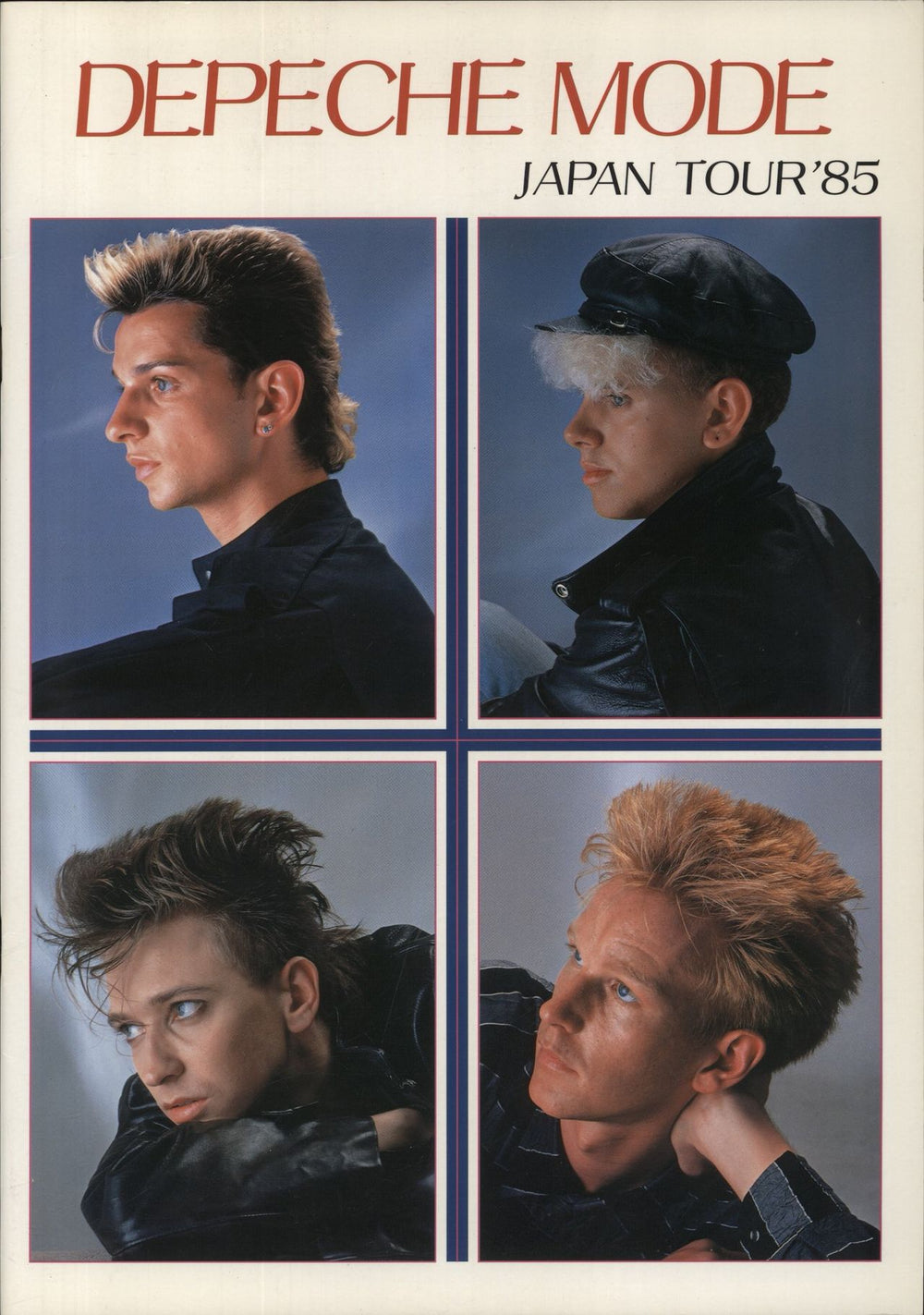 Depeche Mode Japan Tour '85 Japanese tour programme TOUR PROGRAMME