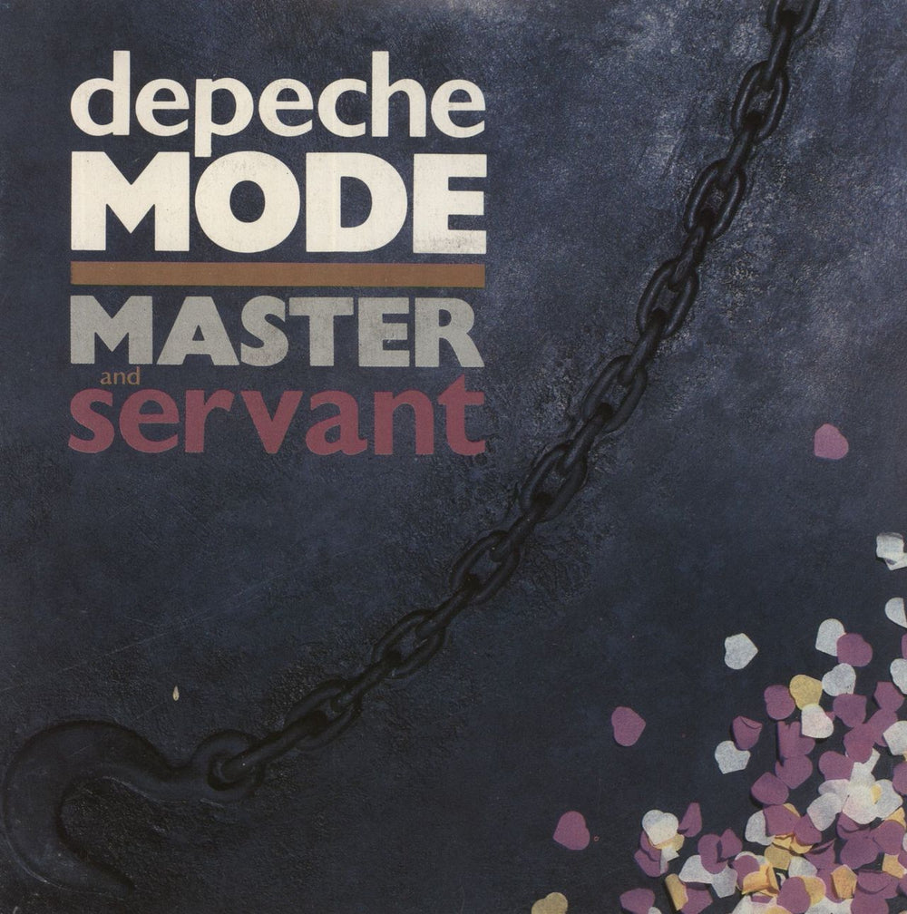 Depeche Mode Master And Servant Italian 7" vinyl single (7 inch record / 45) MUT10582