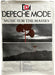 Depeche Mode Music For The Masses - Tour Poster UK poster TOUR POSTER
