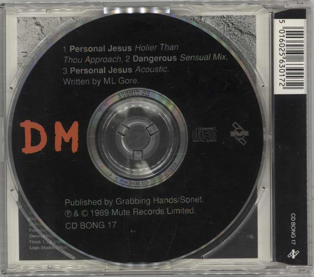 Depeche Mode Personal Jesus - Uncensored UK CD single (CD5 / 5") 5016025630172