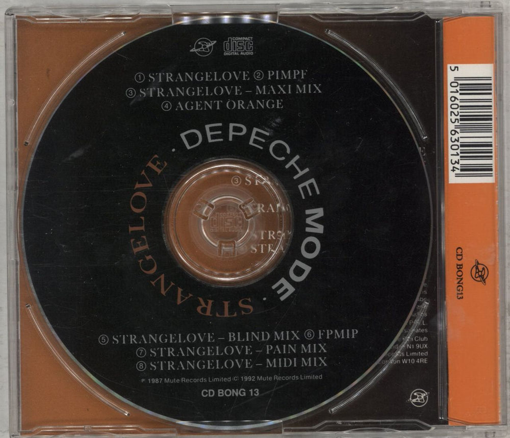 Depeche Mode Strangelove - Jewel Case UK CD single (CD5 / 5") 5016025630134