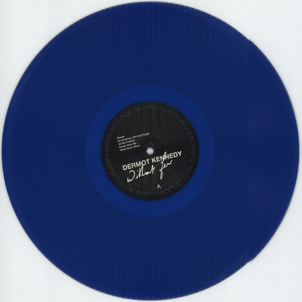 Dermot Kennedy Without Fear: Complete Edition - 180gm Blue Vinyl UK 2-LP vinyl record set (Double LP Album) 0242LWI871581