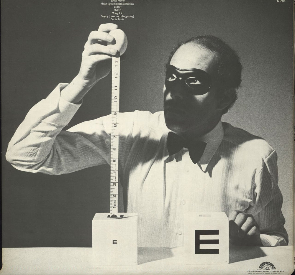 Devo B Stiff - Grey Labels UK 12" vinyl single (12 inch record / Maxi-single)