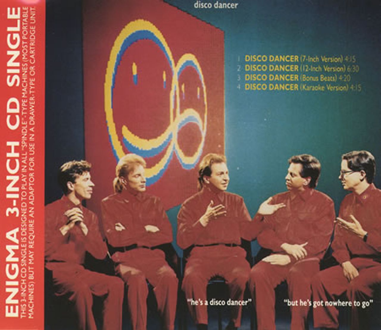 Devo Disco Dancer UK 3" CD single (CD3)