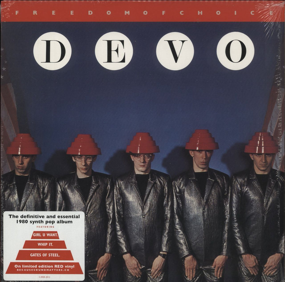 Devo Freedom Of Choice US vinyl LP album (LP record) 34351