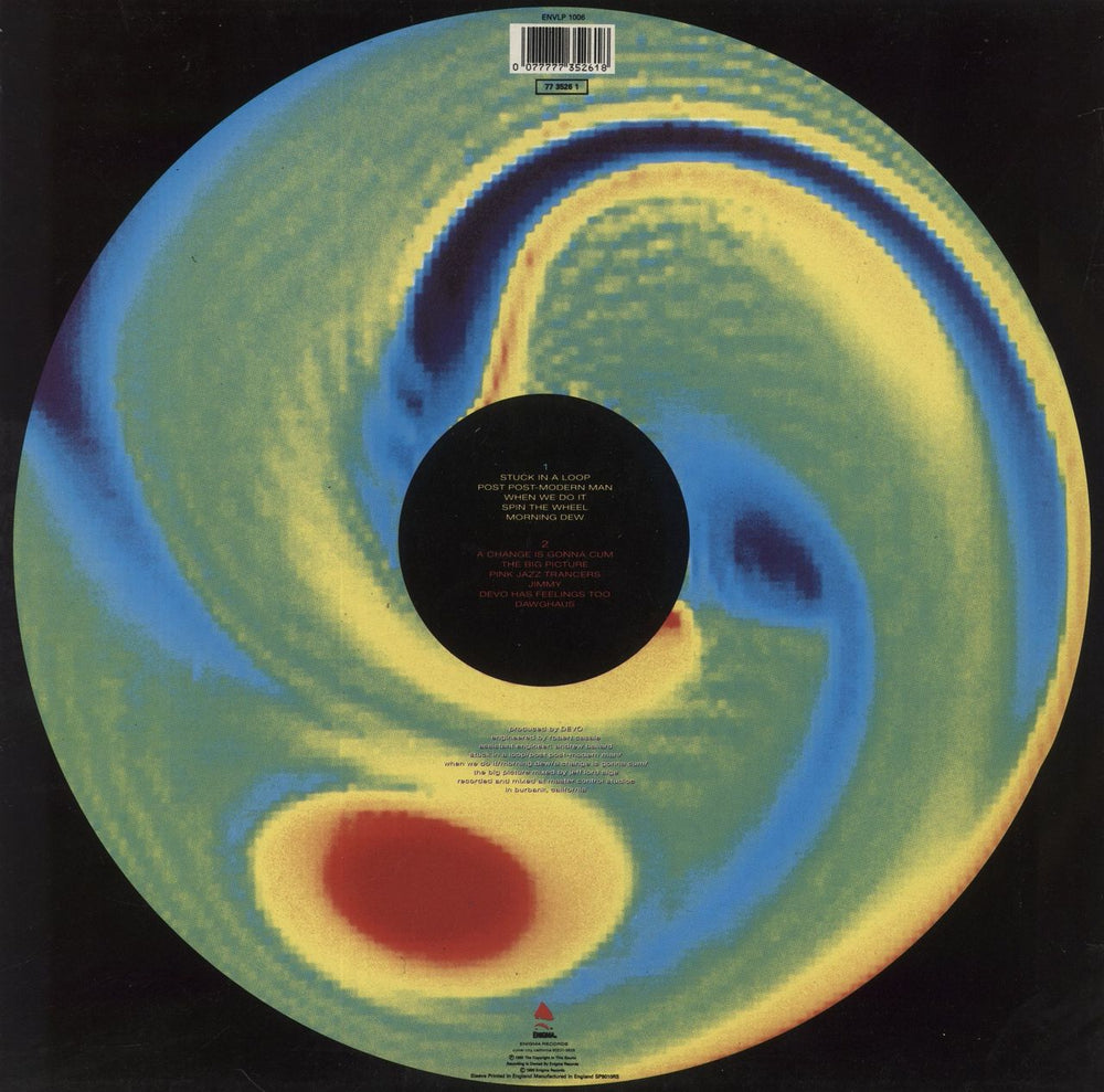 Devo Smooth Noodle Maps UK vinyl LP album (LP record) 0077777352618