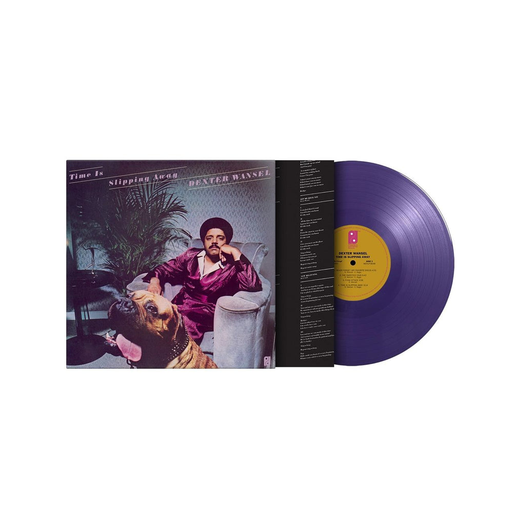 Dexter Wansel Time Is Slipping Away - Purple Vinyl 180 Gram UK vinyl LP album (LP record) 8719262033016