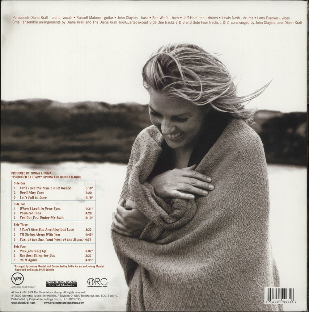 Diana Krall When I Look In Your Eyes US 2-LP vinyl record set (Double LP Album) 892001002356