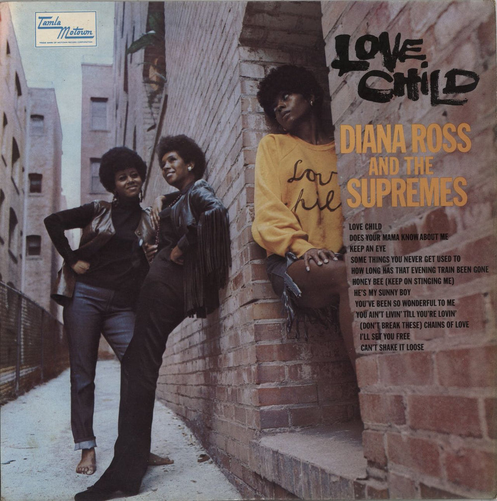Diana Ross & The Supremes Love Child UK vinyl LP album (LP record) TML11095