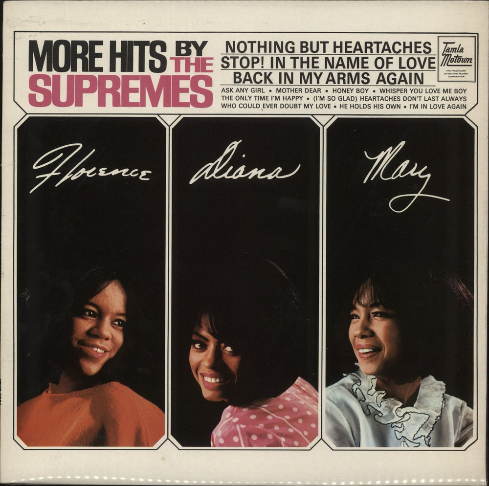 Diana Ross & The Supremes More Hits By The Supremes UK vinyl LP album (LP record) STMR9006