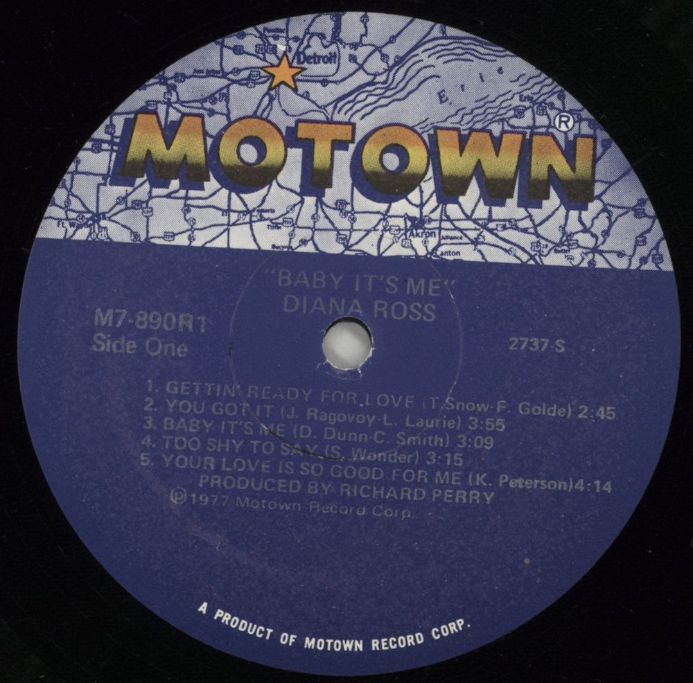 Diana Ross Baby It's Me US vinyl LP album (LP record) DIALPBA453113