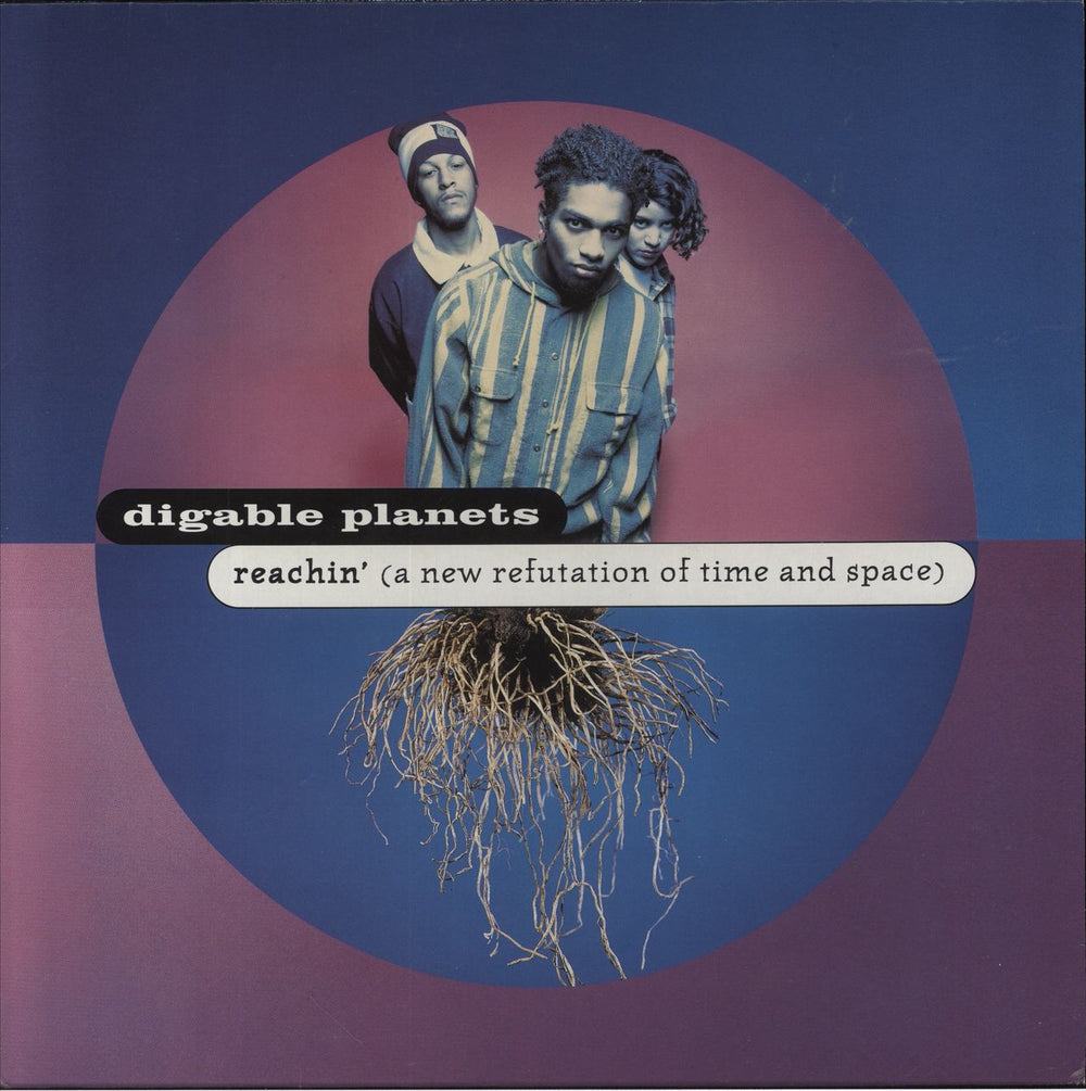 Digable Planets Reachin' (A New Refutation Of Time And Space) UK vinyl LP album (LP record) EKT115