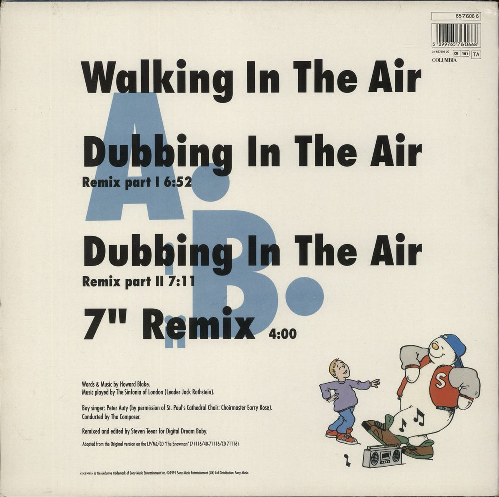 Digital Dream Baby Walking In The Air - Remixes UK 12" vinyl single (12 inch record / Maxi-single) 5099765760668