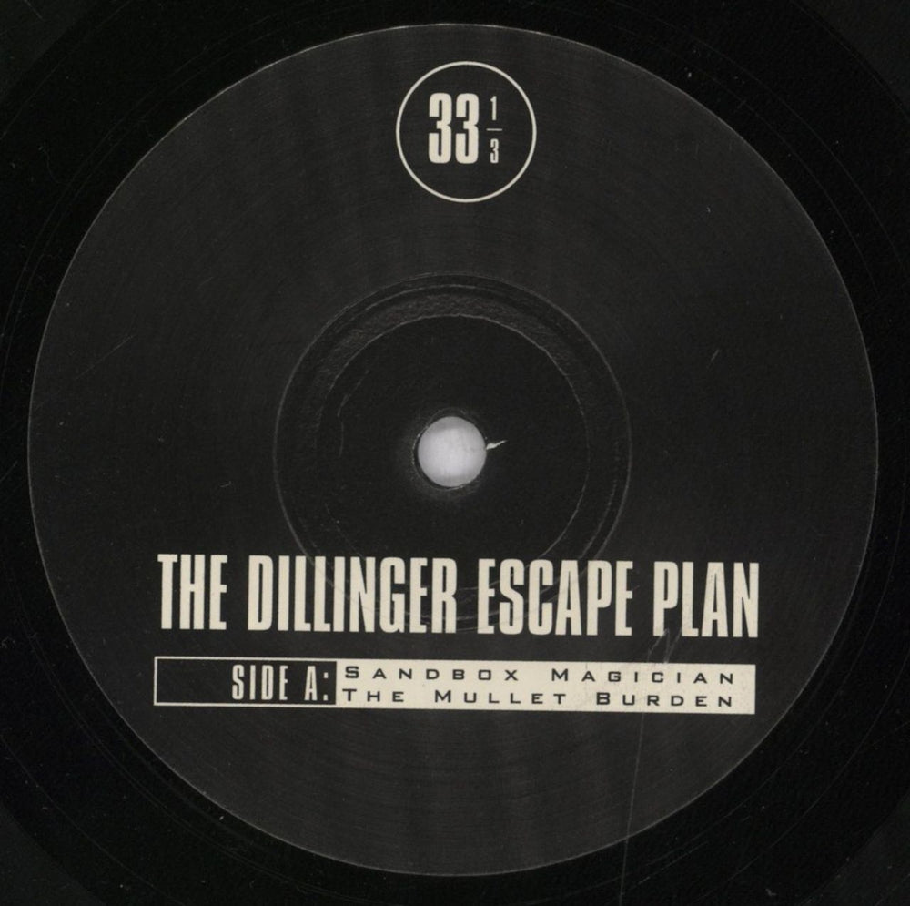 Dillinger Escape Plan Cursed, Unshaven, And Misbehavin' - Double Groove Vinyl US 7" vinyl single (7 inch record / 45) D8O07CU834819