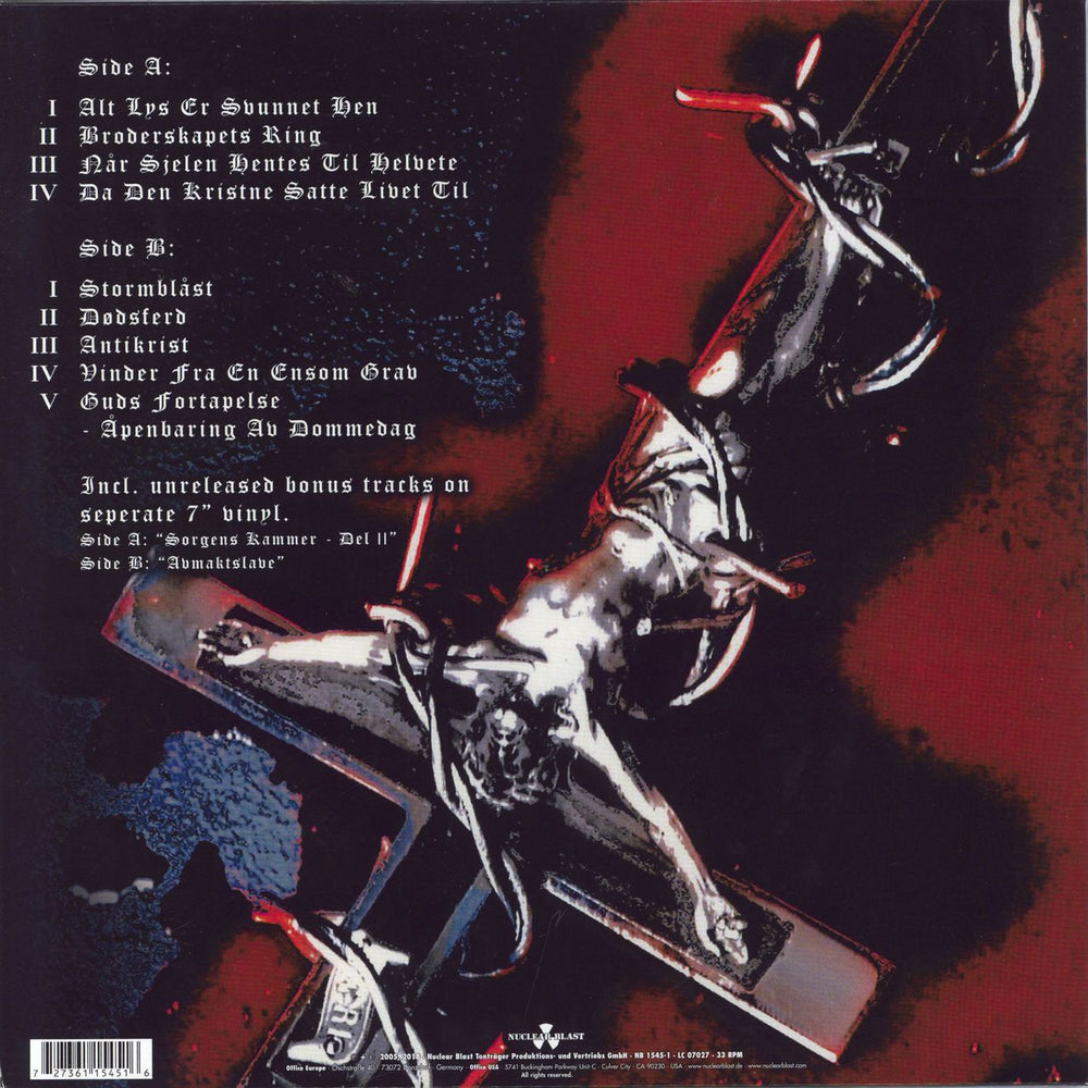 Dimmu Borgir Stormblast German vinyl LP album (LP record) 727361154516