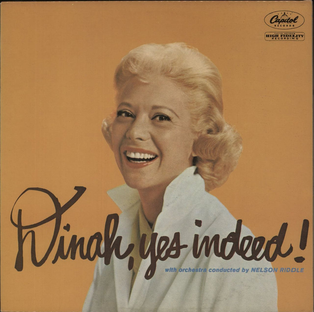 Dinah Shore Dinah, Yes Indeed! UK vinyl LP album (LP record) T1247