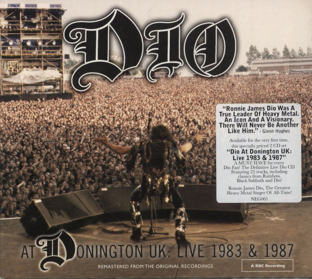 Dio At Donnington UK: Live 1983 & 1987 UK 2-disc CD/DVD set NEG001