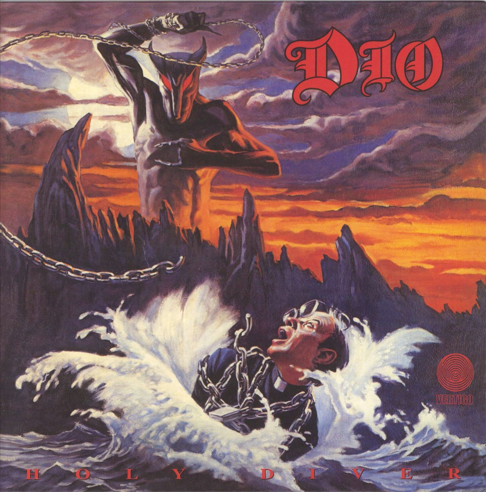 Dio Holy Diver UK vinyl LP album (LP record) 0736918