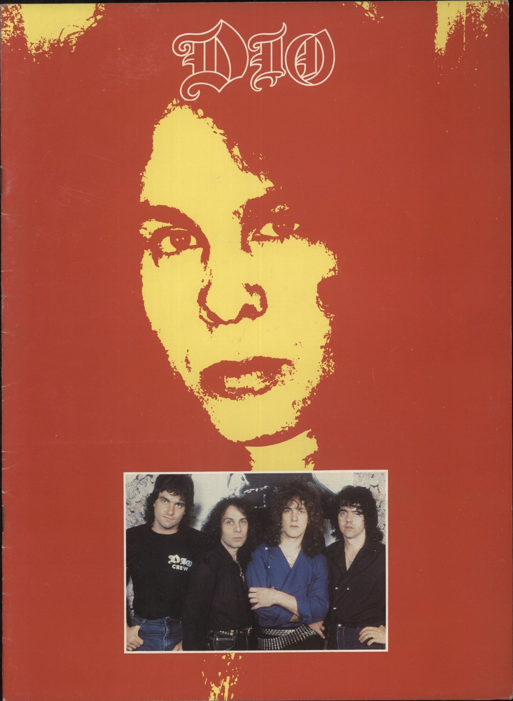 Dio Tour Programme - Red Cover UK tour programme TOUR PROGRAMME