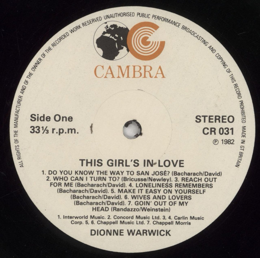 Dionne Warwick This Girl's In Love UK 2-LP vinyl record set (Double LP Album) DIW2LTH572588