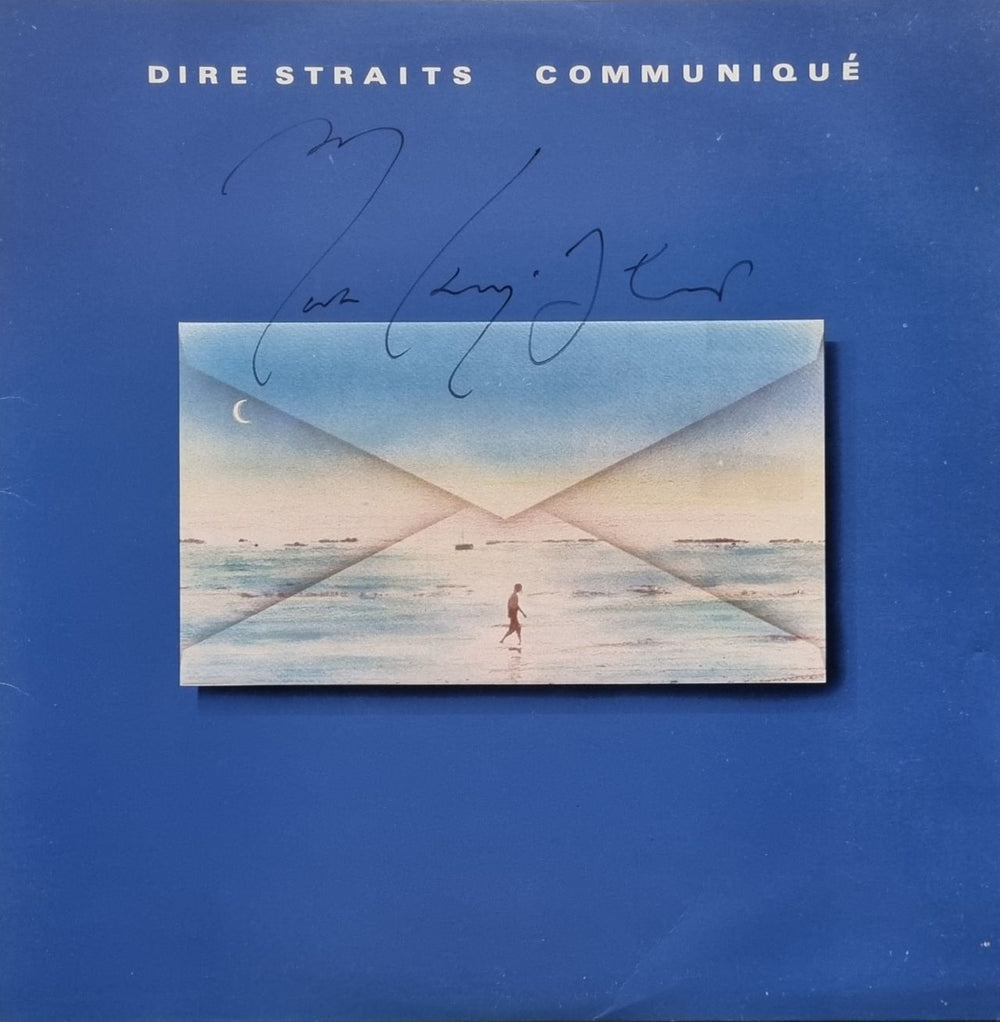 Dire Straits Communique - 1st - Autographed UK vinyl LP album (LP record) 9102031