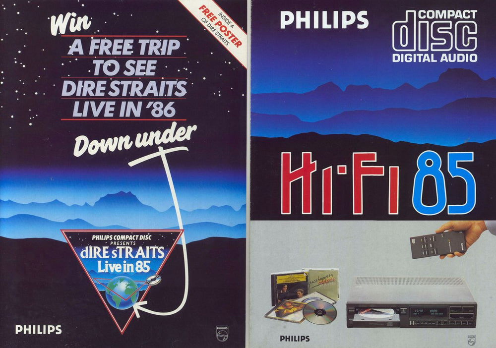 Dire Straits Live In 85 + ticket stubs + poster UK tour programme DIRTRLI466706