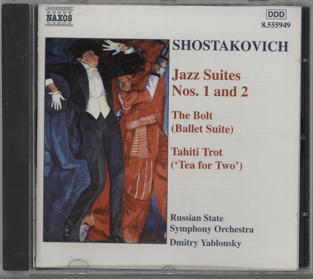 Dmitri Shostakovich Jazz Suites Nos. 1 and 2 German CD album (CDLP) 8.555949