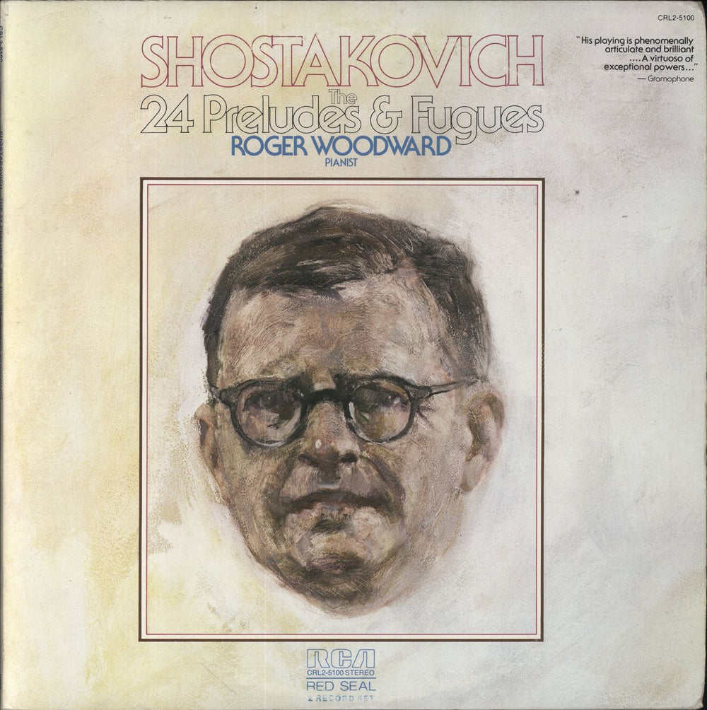 Dmitri Shostakovich Shostakovich: The 24 Preludes & Fugues US 2-LP vinyl record set (Double LP Album) CRL2-5100