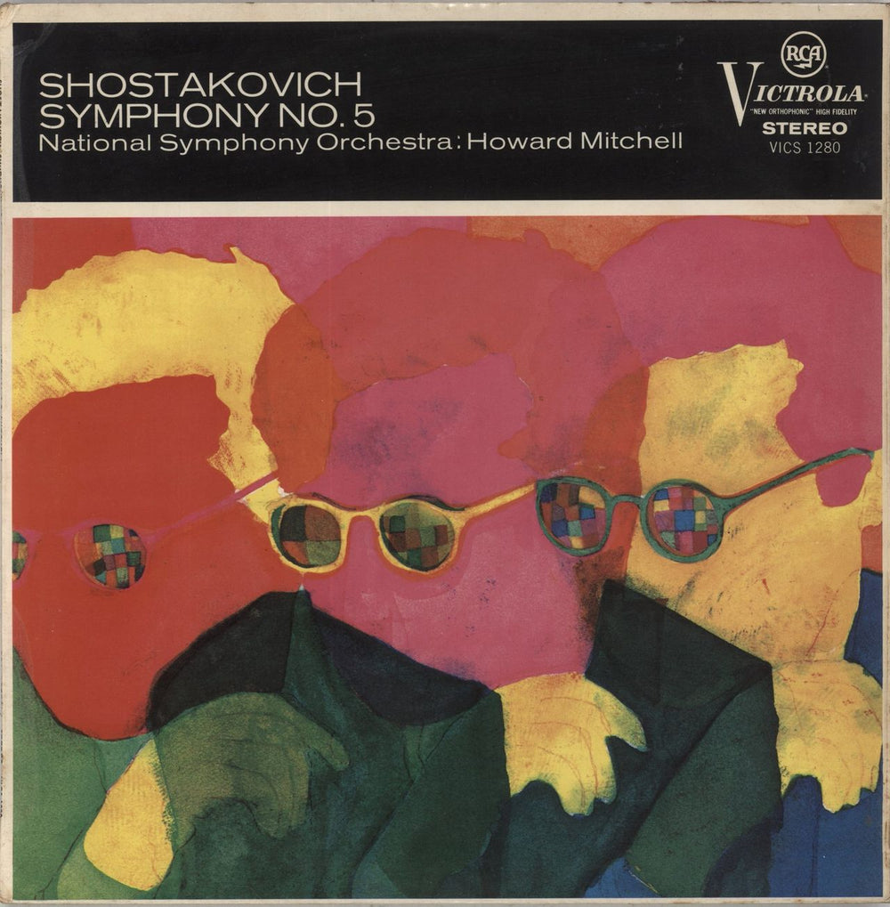 Dmitri Shostakovich Symphony No. 5, Op. 47 UK vinyl LP album (LP record) VICS1280