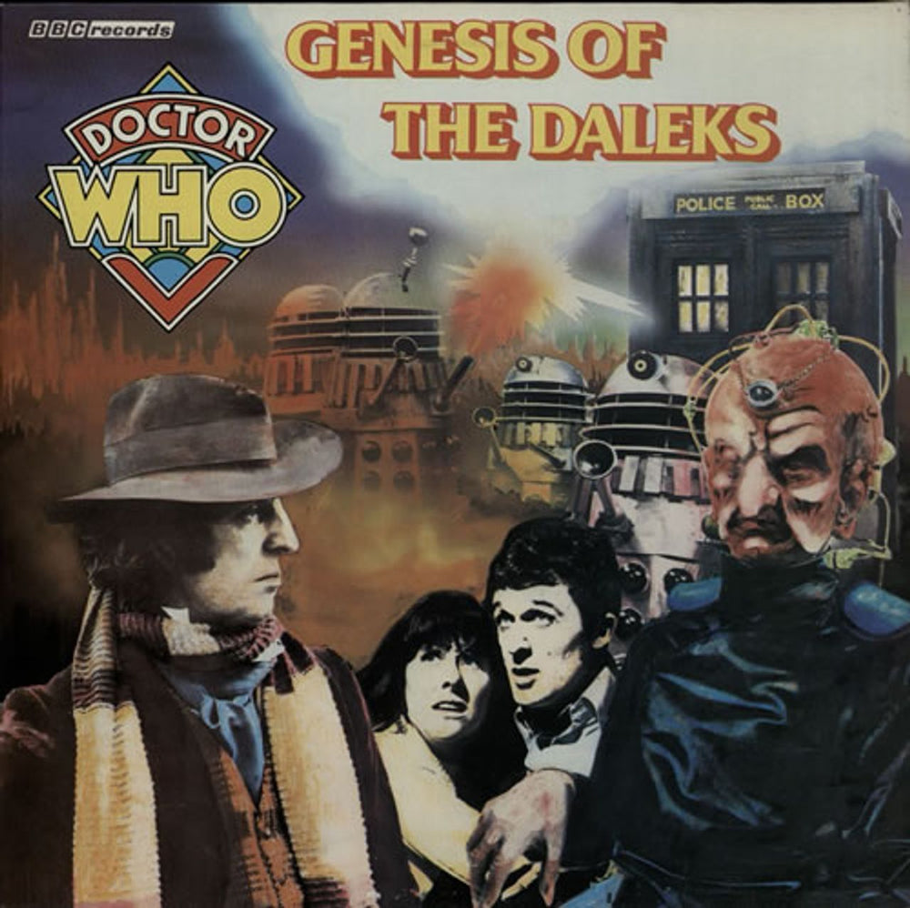 Doctor Who Genesis Of The Daleks UK vinyl LP album (LP record) REH364