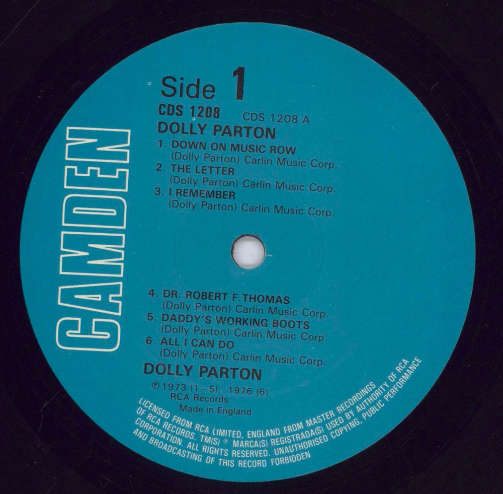 Dolly Parton Dolly Parton UK vinyl LP album (LP record) PARLPDO831054