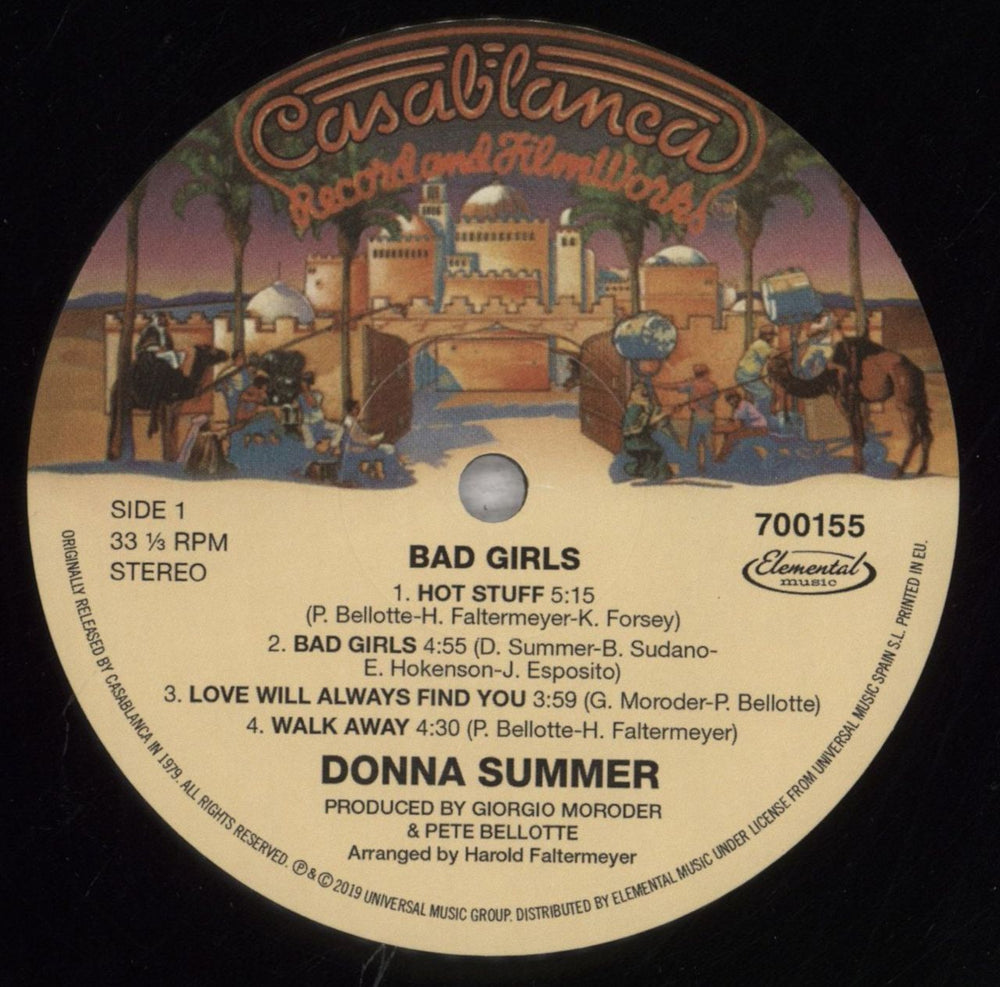 Donna Summer Bad Girls - 180 Gram Vinyl UK 2-LP vinyl record set (Double LP Album) SUM2LBA846424