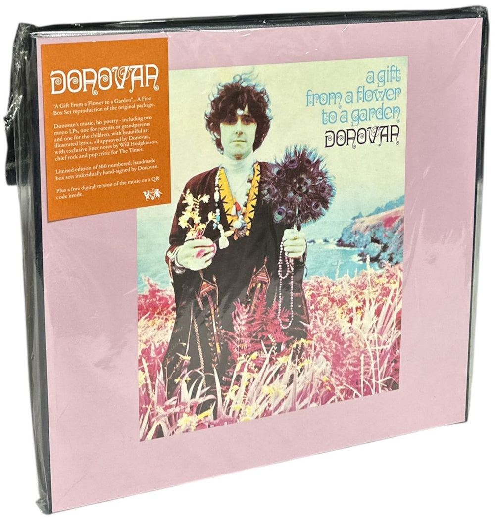 Donovan A Gift From A Flower To A Garden - Handmade Box Set - Signed By Donovan - EX UK 2-LP vinyl record set (Double LP Album) CON20000