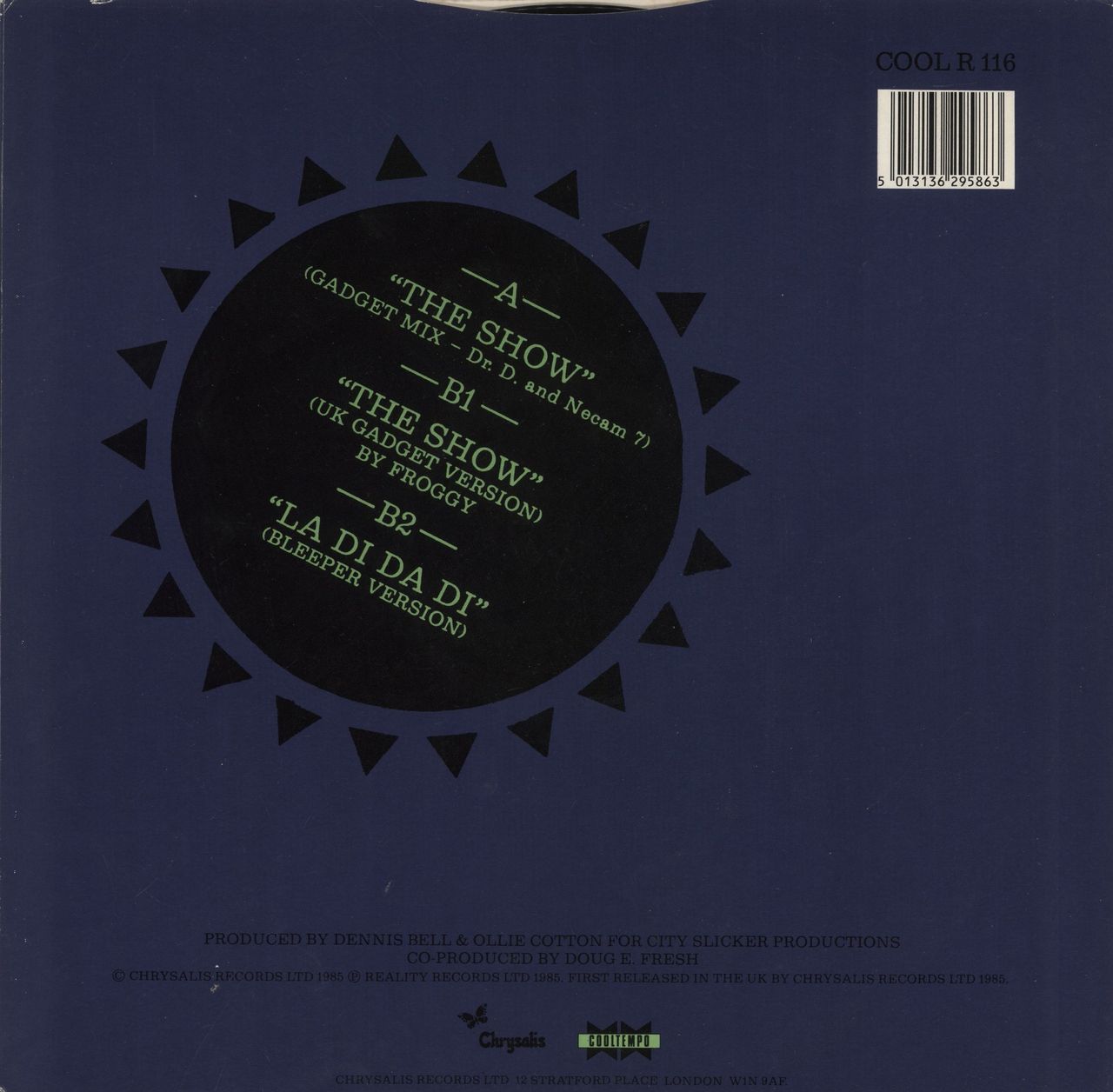 Doug E. Fresh & The Get Fresh Crew The Show UK 12