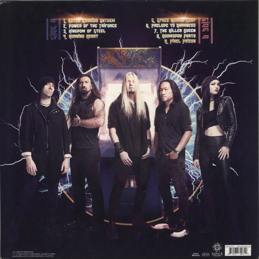 Dragonforce Warp Speed Warriors UK vinyl LP album (LP record) 810137309729